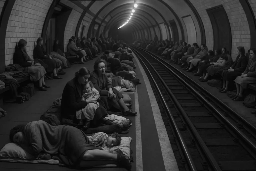 4. Metro w czasie wojen – schron i nadzieja